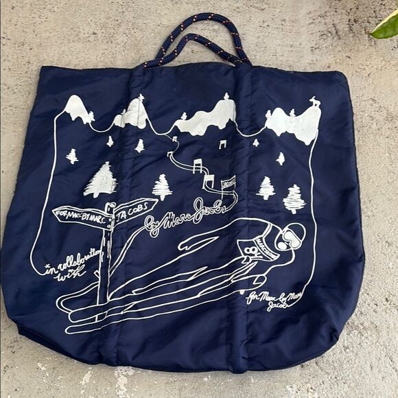 Marc Jacobs ski man reversible tote. - Picture 1 of 7